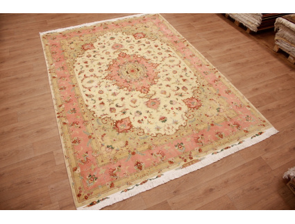 Persian carpet Tabriz Beige 347x255 cm