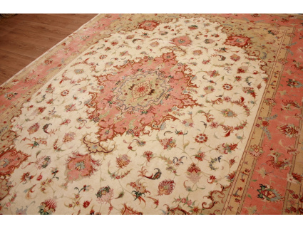 Persian carpet Tabriz Beige 347x255 cm