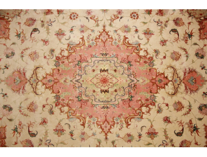 Persian carpet Tabriz Beige 347x255 cm