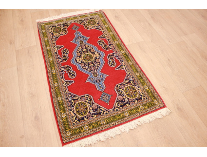 Persian carpet Ghom virgin wool 132x75 cm