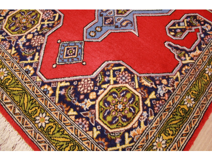 Persian carpet Ghom virgin wool 132x75 cm