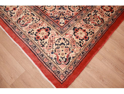 Perser Teppich Saroug Wollteppich 410x298 cm Lachs