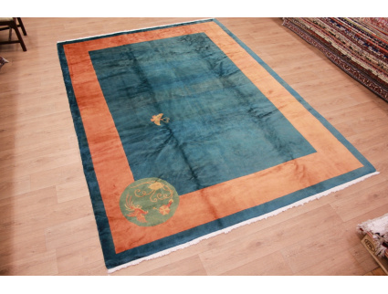 Oriental carpet "China" 355x250 cm Green