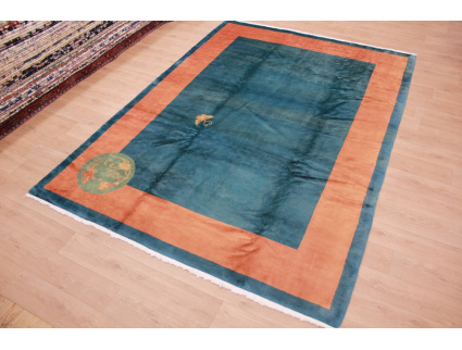 Oriental carpet "China" 355x250 cm Green