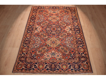 Antic Persian carpet Kashan Wool 197x130 cm Red