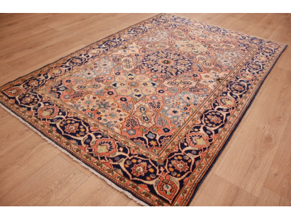 Antic Persian carpet Kashan Wool 197x130 cm Red