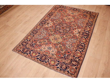 Antic Persian carpet Kashan Wool 197x130 cm Red