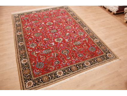 Persian carpet "Ghom"  virgin wool 340x251 cm Red