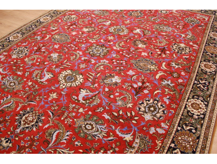 Persian carpet "Ghom"  virgin wool 340x251 cm Red