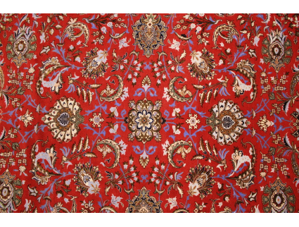 Persian carpet "Ghom"  virgin wool 340x251 cm Red