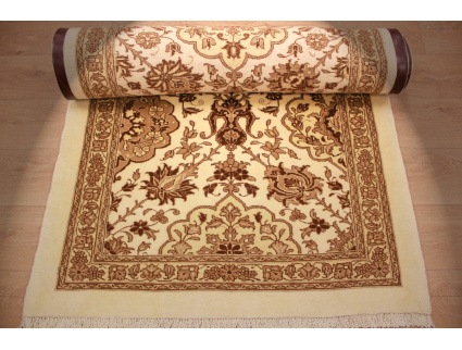 Perser Teppich "Waramin" Läufer 355x110 cm Beige