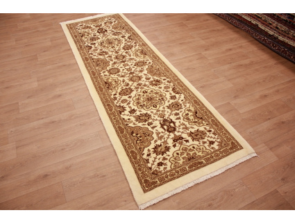 Perser Teppich "Waramin" Läufer 355x110 cm Beige