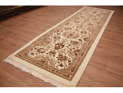 Perser Teppich "Waramin" Läufer 355x110 cm Beige