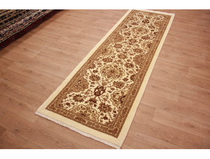 Perser Teppich "Waramin" Läufer 355x110 cm Beige