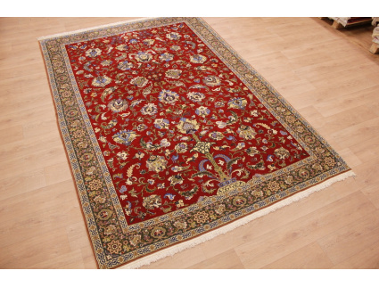 Persian carpet "Ghom"  virgin wool 318x218 cm Red