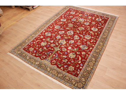 Persian carpet "Ghom"  virgin wool 318x218 cm Red