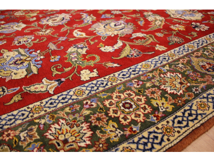 Persian carpet "Ghom"  virgin wool 318x218 cm Red