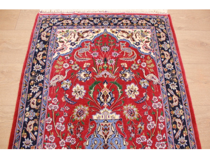 Persian carpet "Isfahan" with silk 108x73 cm