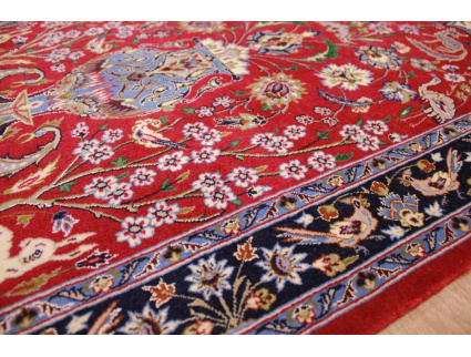 Persian carpet "Isfahan" with silk 108x73 cm