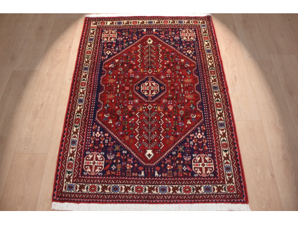 Persian carpet "Ghashghai" wool  147x105 cm Red