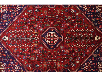 Persian carpet "Ghashghai" wool  147x105 cm Red