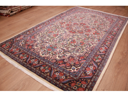 Persian carpet "Bijar" pure wool 215x130 cm Beige