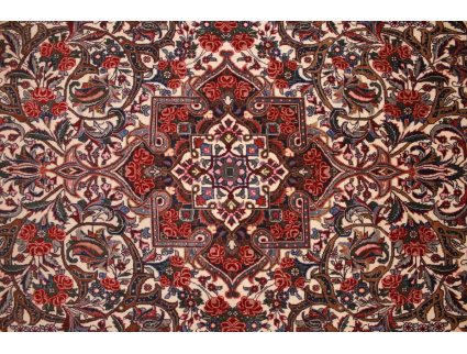 Persian carpet "Bijar" pure wool 215x130 cm Beige