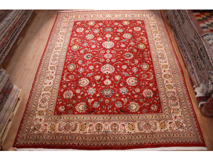 XXL Perserteppich Tabriz 460x345 cm Rot