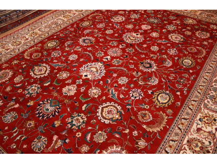 XXL Perserteppich Tabriz 460x345 cm Rot