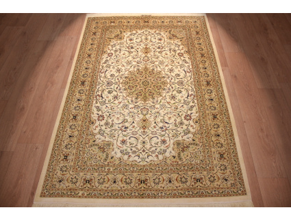 Persian carpet Ghom pure Silk 195x130 cm