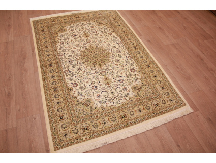 Persian carpet Ghom pure Silk 195x130 cm