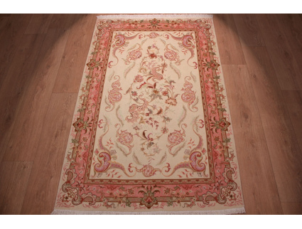 Perserteppich Täbriz 70 Raj 157x100 cm Beige