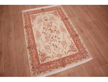 Perserteppich Täbriz 70 Raj 157x100 cm Beige