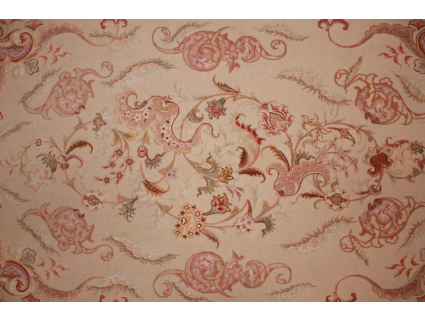 Perserteppich Täbriz 70 Raj 157x100 cm Beige