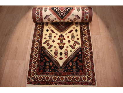 Persian carpet "Ghashghai" runner 270x65 cm Beige