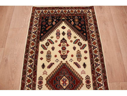 Persian carpet "Ghashghai" runner 270x65 cm Beige