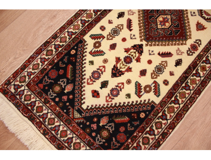 Persian carpet "Ghashghai" runner 270x65 cm Beige