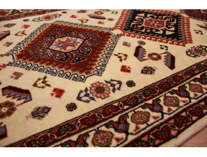 Persian carpet "Ghashghai" runner 270x65 cm Beige