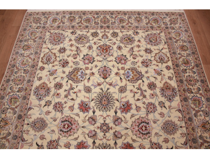 Perserteppich "Maschhad" mit Seide 350x250 cm Beige