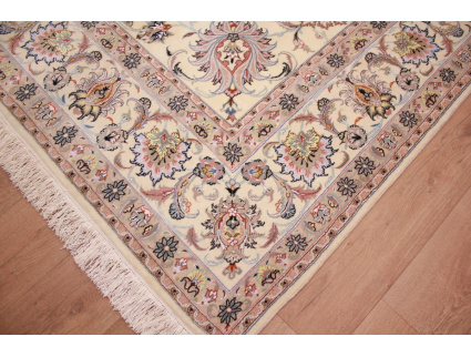 Persian carpet "Mashad" virgin wool & silk 350x250 cm