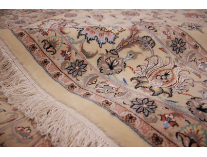 Persian carpet "Mashad" virgin wool & silk 350x250 cm