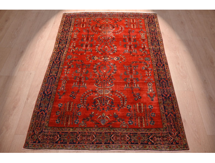 Antik Persian carpet "Sarough" Wool 192x130 cm Red