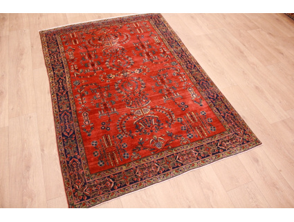 Antik Persian carpet "Sarough" Wool 192x130 cm Red