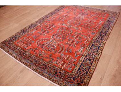 Antik Persian carpet "Sarough" Wool 192x130 cm Red