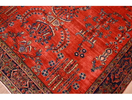 Antik Persian carpet "Sarough" Wool 192x130 cm Red