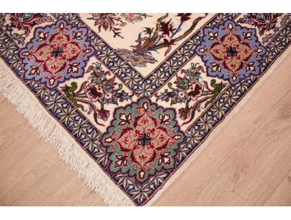 Persian carpet "Isfahan" with silk 164x110 cm