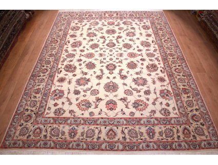 Persian carpet "Mashad" virgin wool & silk 400x300 cm