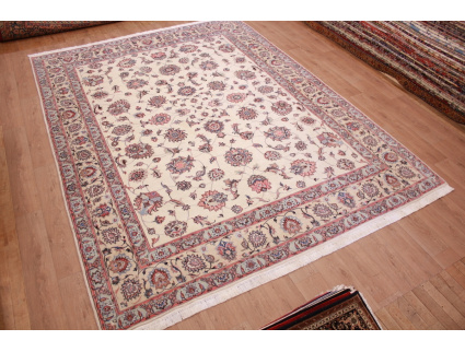 Persian carpet "Mashad" virgin wool & silk 400x300 cm