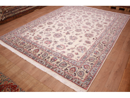 Persian carpet "Mashad" virgin wool & silk 400x300 cm