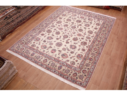 Persian carpet "Mashad" virgin wool & silk 400x300 cm